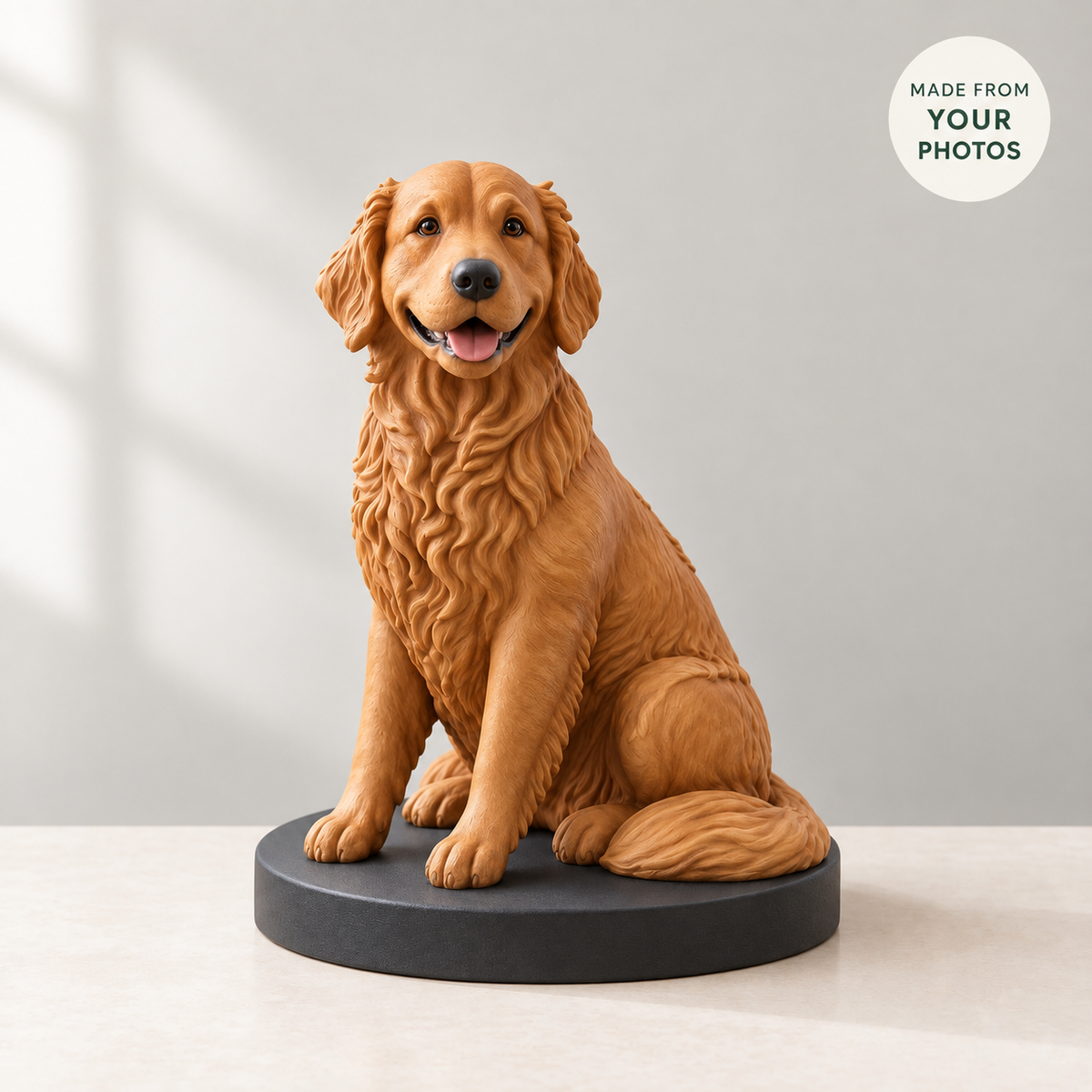 Custom Dog Bust from Your Photos