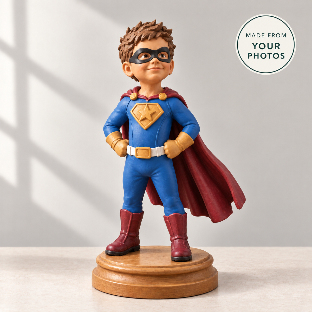 Custom Superhero Bust of Your Child