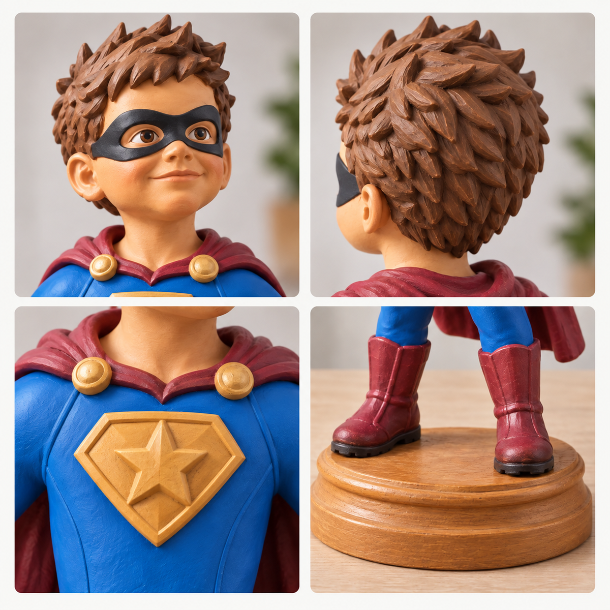 Custom Superhero Bust of Your Child