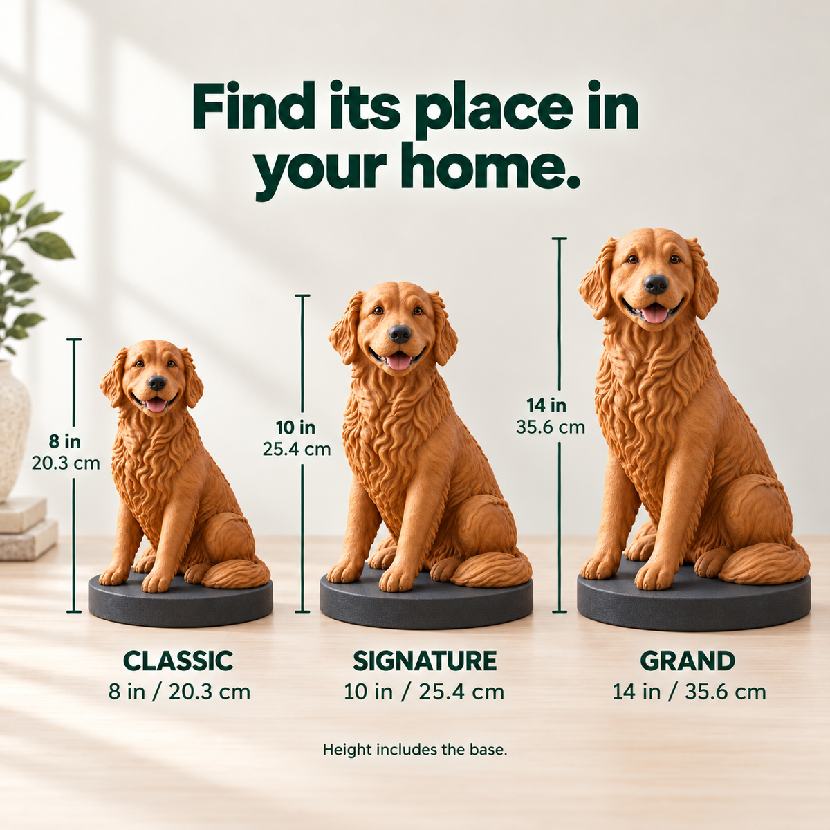 Custom Dog Bust from Your Photos