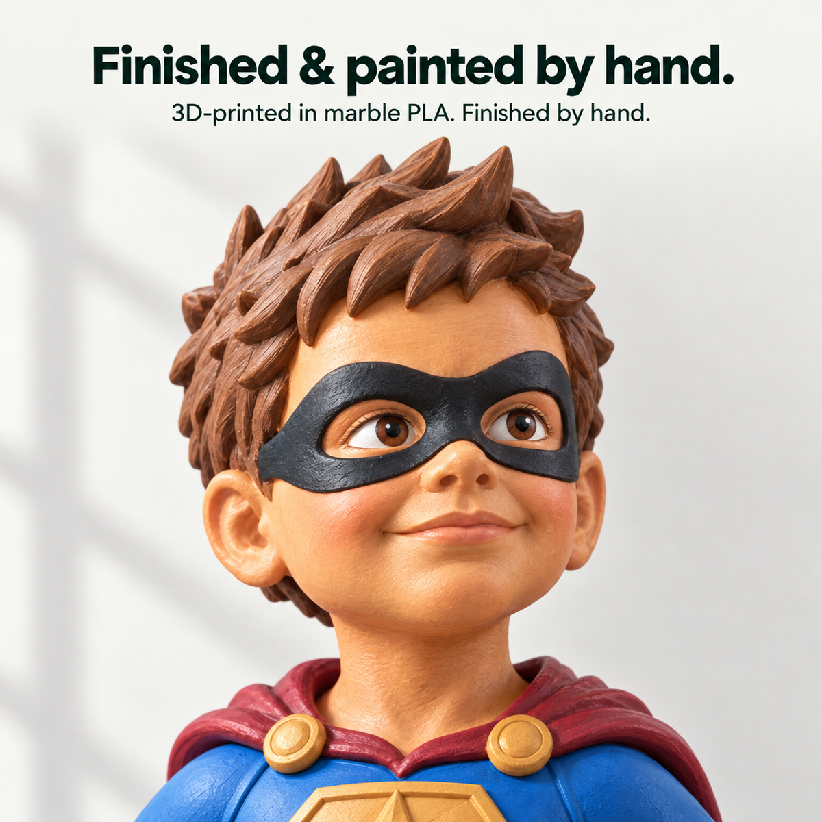 Custom Superhero Bust of Your Child
