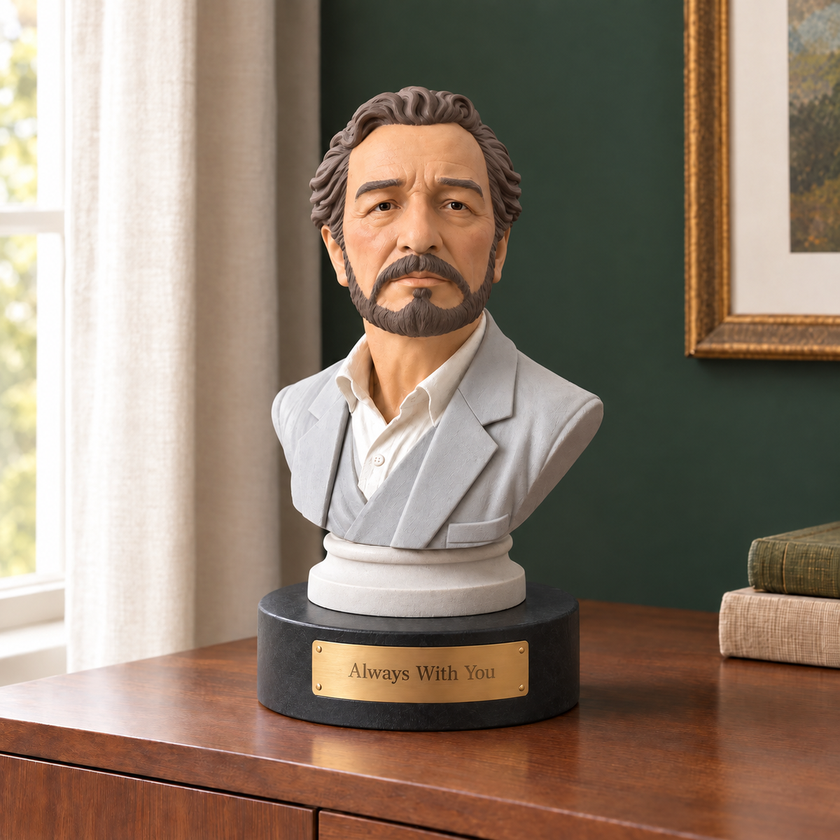 Custom Memorial Bust from Your Photos