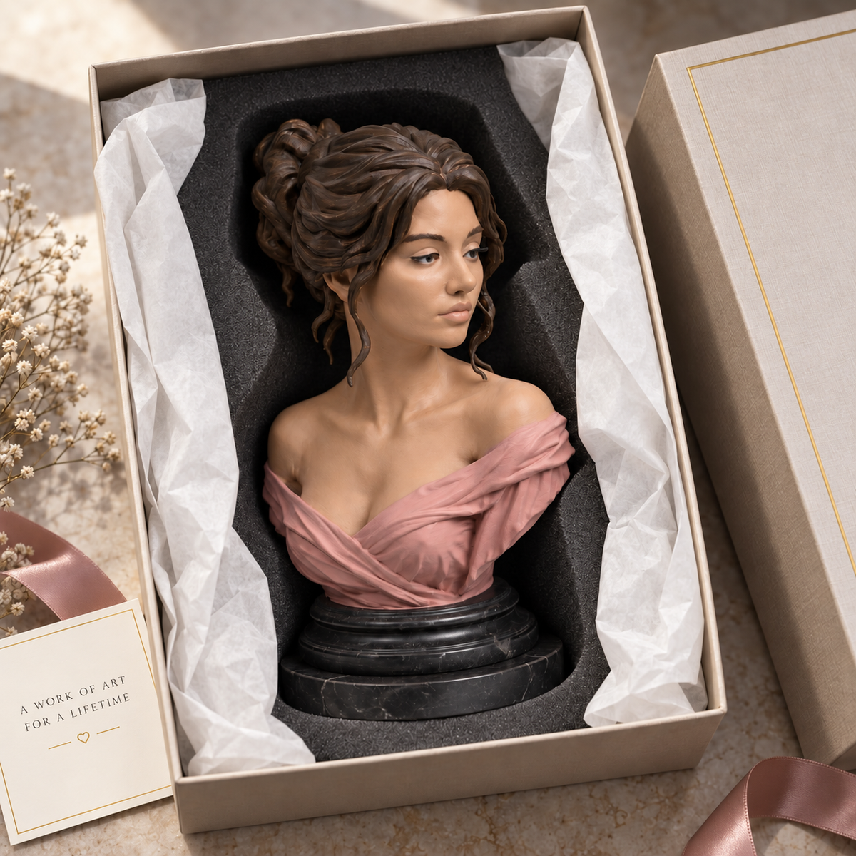 Custom Portrait Bust from Your Photos