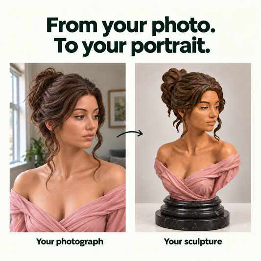 Custom Portrait Bust from Your Photos